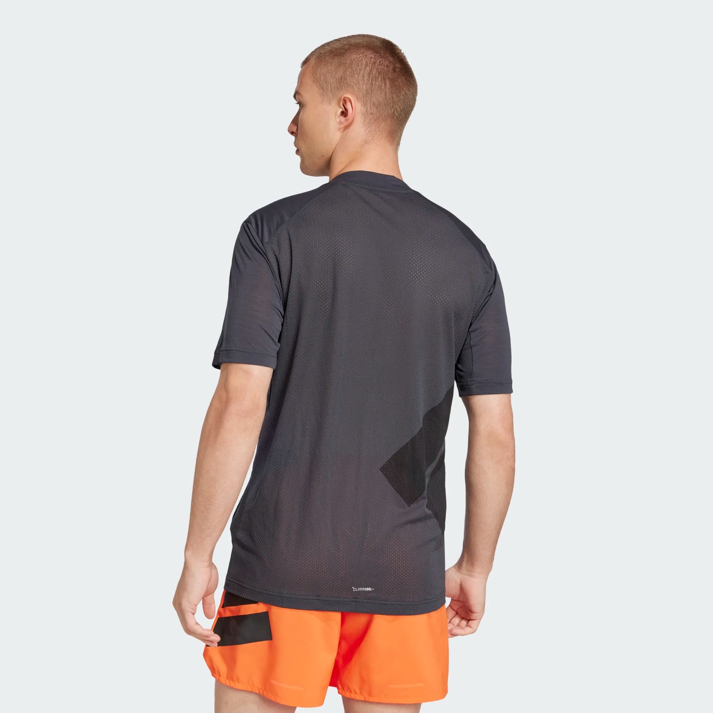 Adidas - Xperior Tee - carbon - teeshirt running hommes