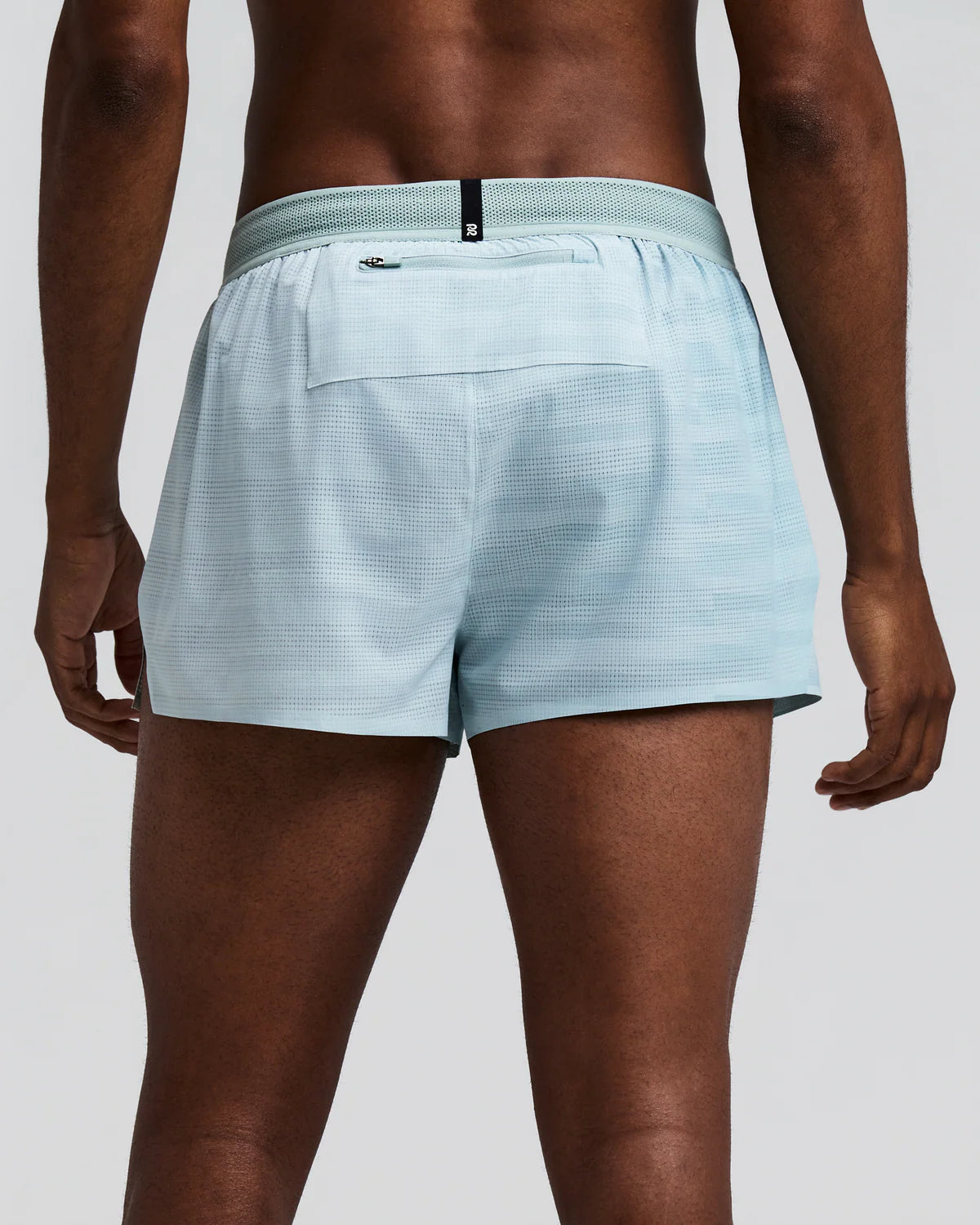Bandit - Men’s COOLGRID™ 3" Split Short - lagoon / mist - Short Running hommes
