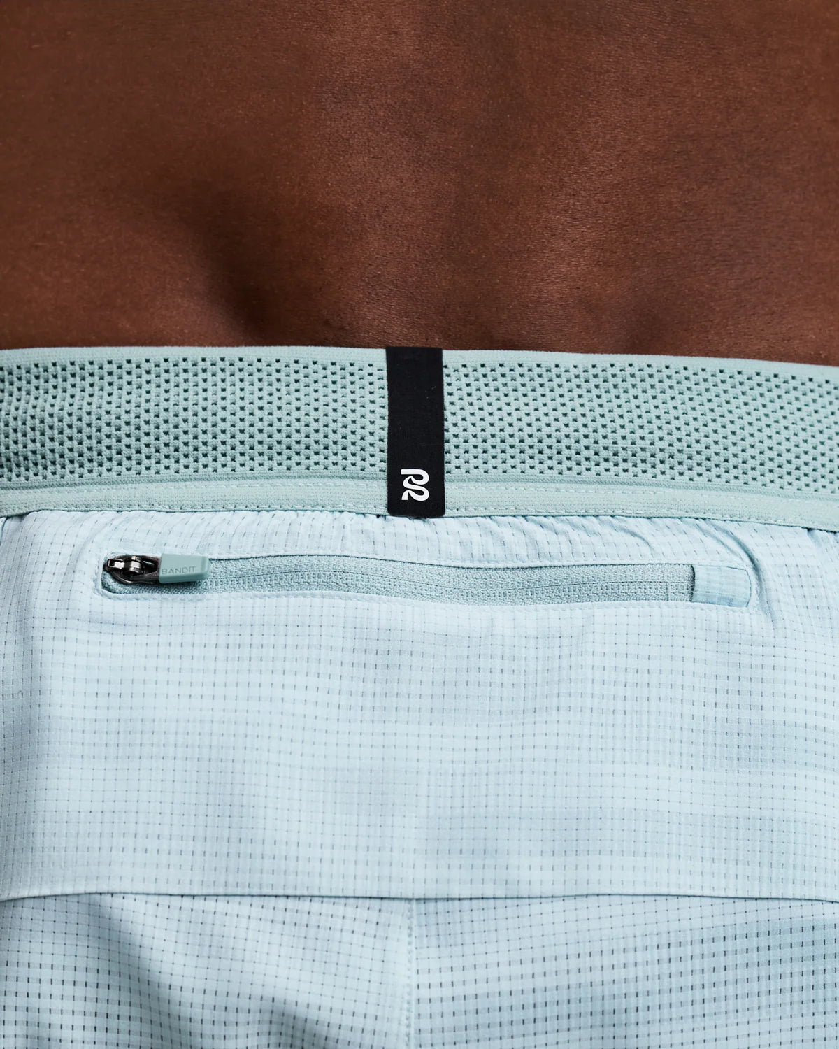 Bandit - Men’s COOLGRID™ 3" Split Short - lagoon / mist - Short Running hommes
