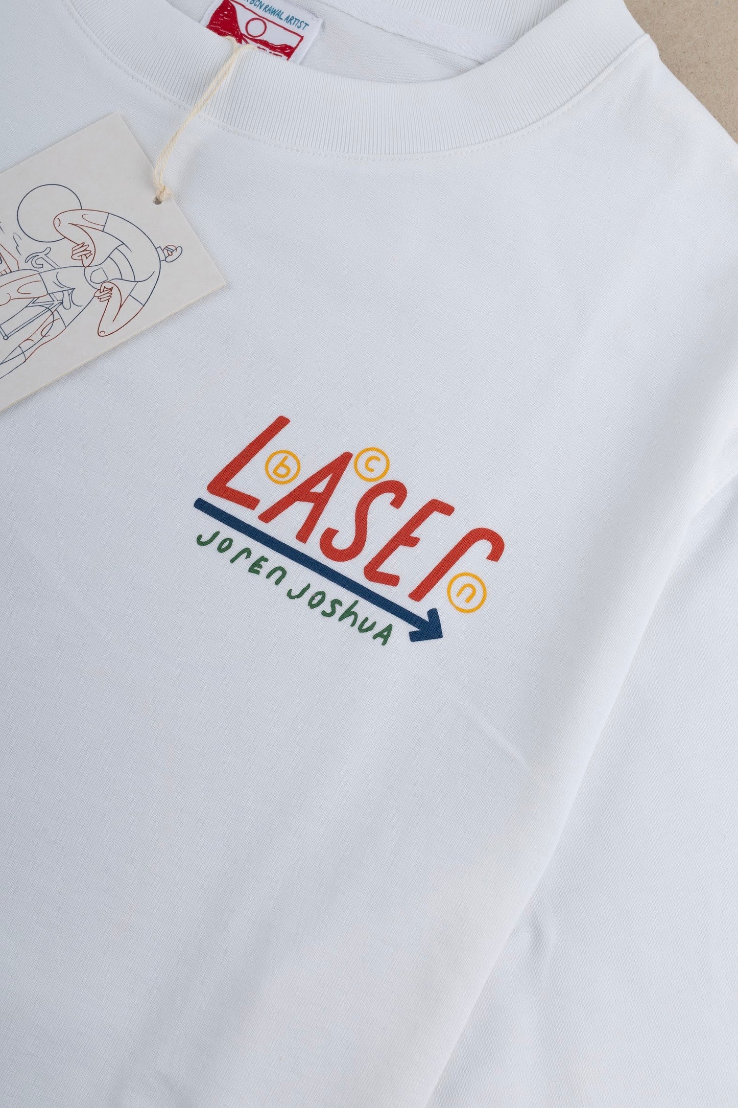 Laser Barcelona - Rawal Artist Series X Joren Joshua Tee - white - Teeshirt hommes