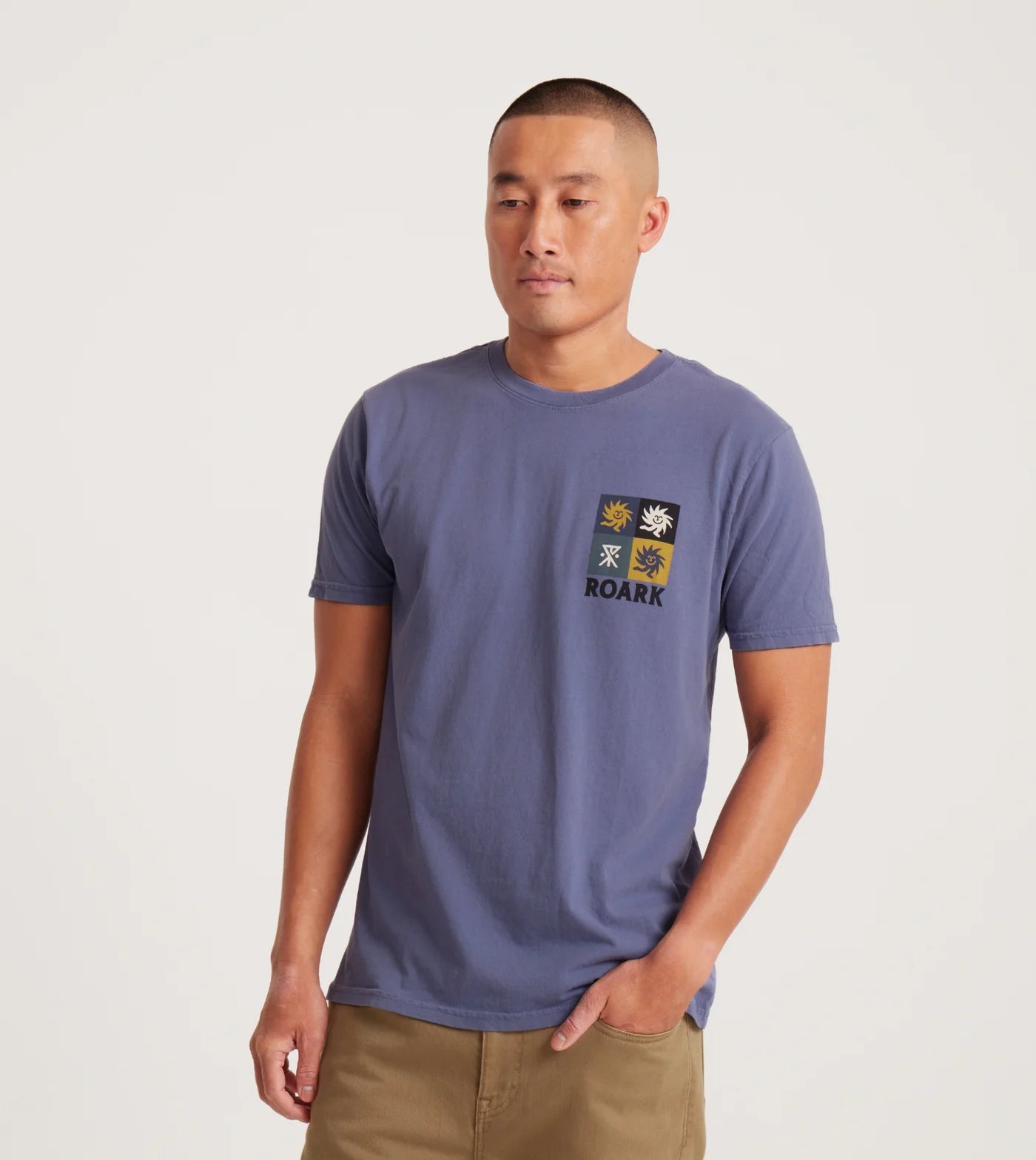 Roark - Forever Roaming Tee - slate - Teeshirt Hommes