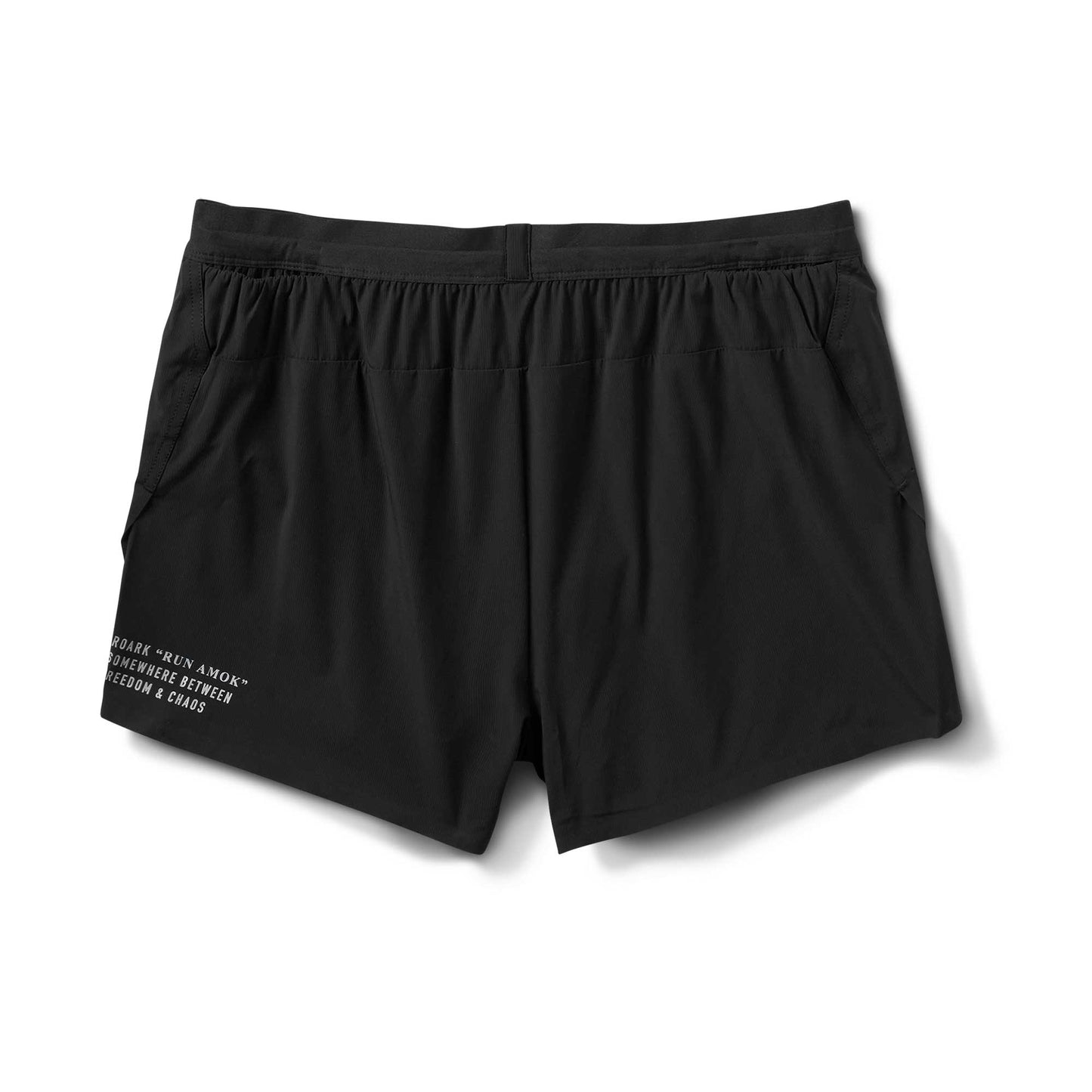 Roark Run Amok - Alta Elite Short 3.5" - black - short running hommes