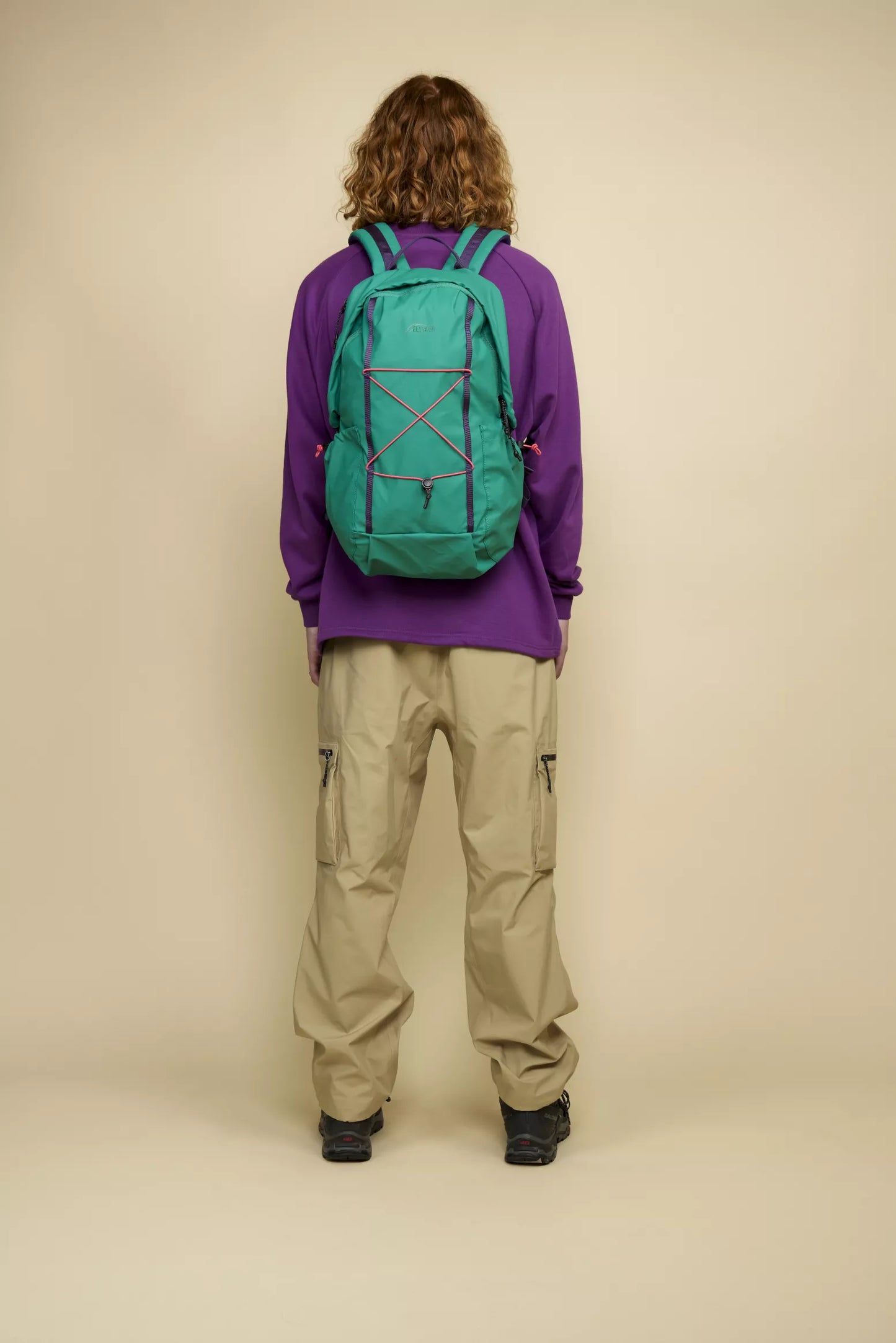 Elliker - Kiln Hooded Zip Top Backpack 22L - teal - Sac à dos