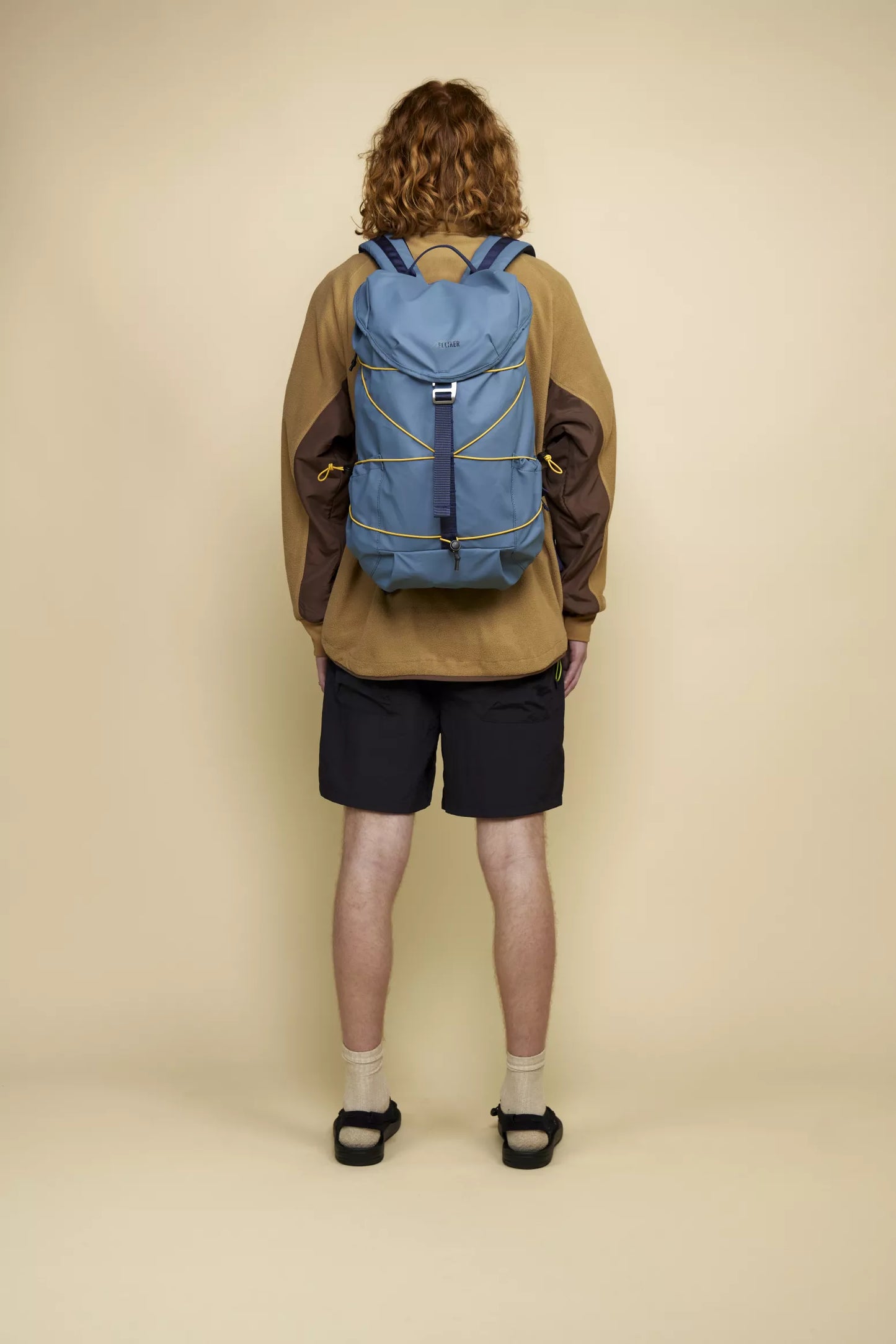 Elliker - Wharfe Flap Over Backpack 22L - steel blue - Sac à dos