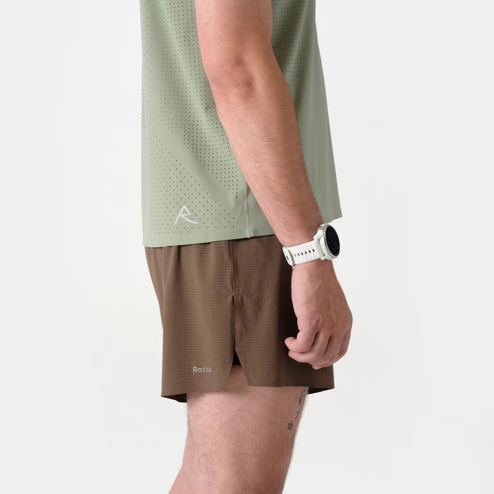 Raide Research - Men's Thermal Dispersion Tee - willow - Teeshirt running hommes