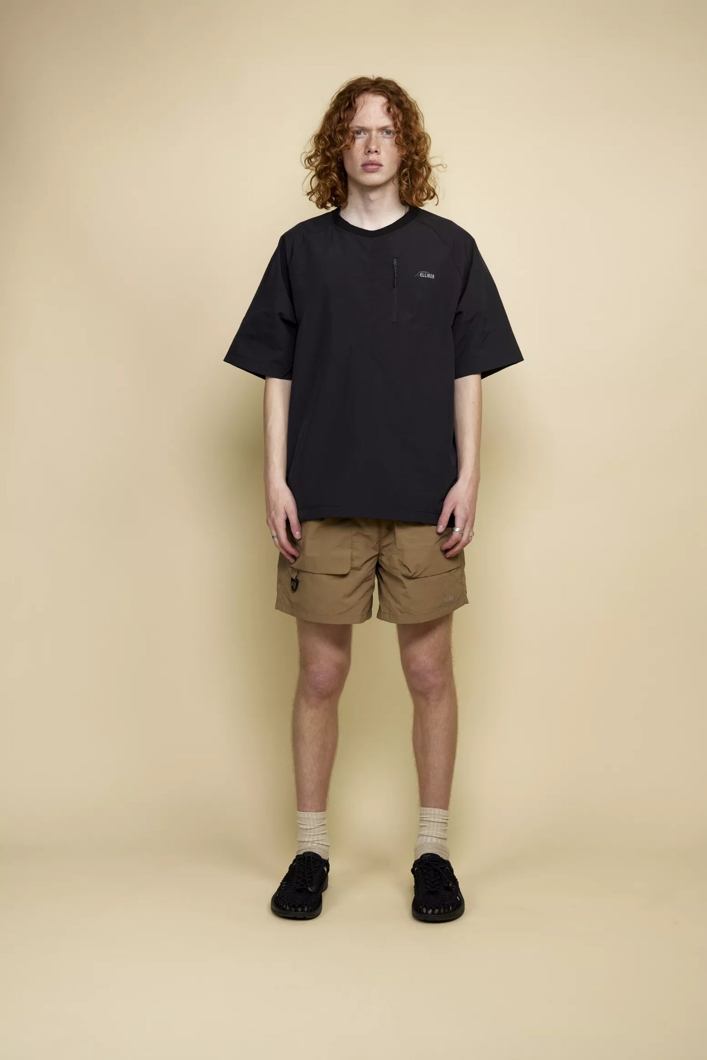Elliker - Sayer Tech Shorts - sand - Short Hommes