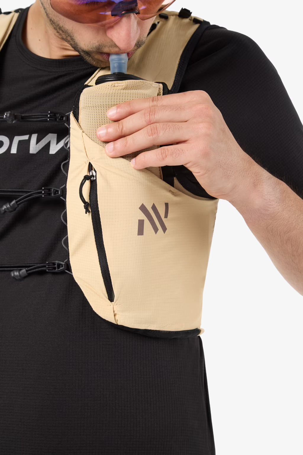 Nnormal - Modular Trail Vest - beige -  Gilet de trail modulaire unisexe