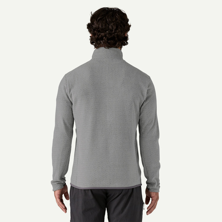 Patagonia - M's R1® Air Zip-neck - forever grey - Haut technique running hommes