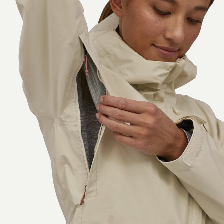 Patagonia - W's Torrentshell 3L Rain Jacket - Concrete Purple - Veste imperméable femmes