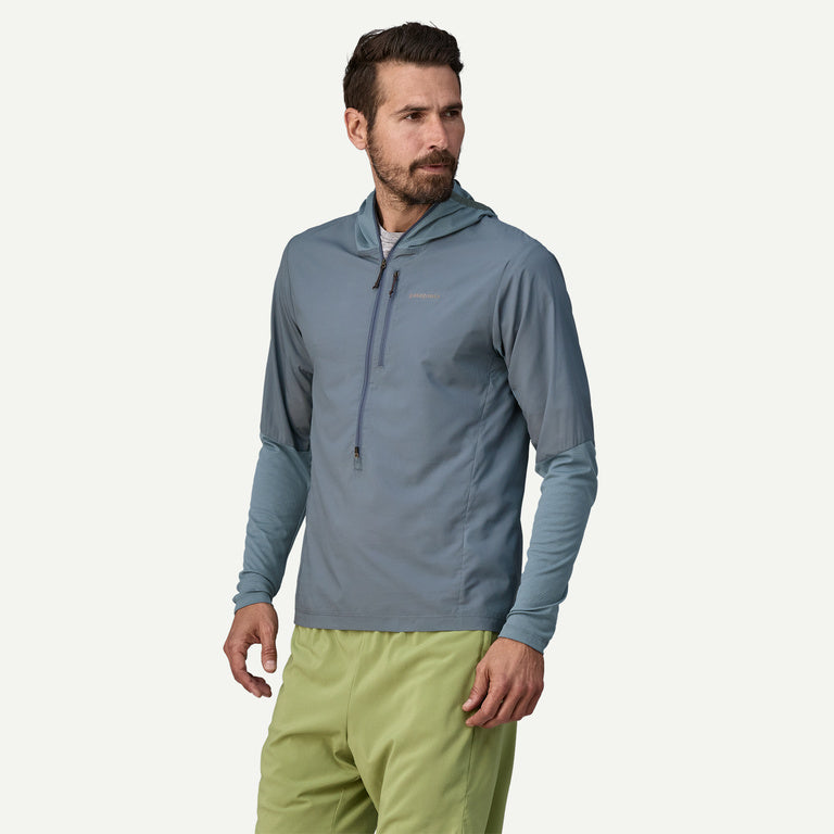 Patagonia - Airshed Pro Pullover - utility blue - veste running hommes