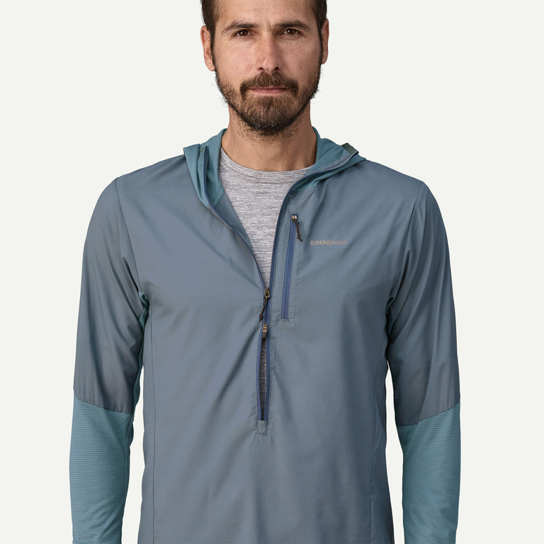 Patagonia - Airshed Pro Pullover - utility blue - veste running hommes