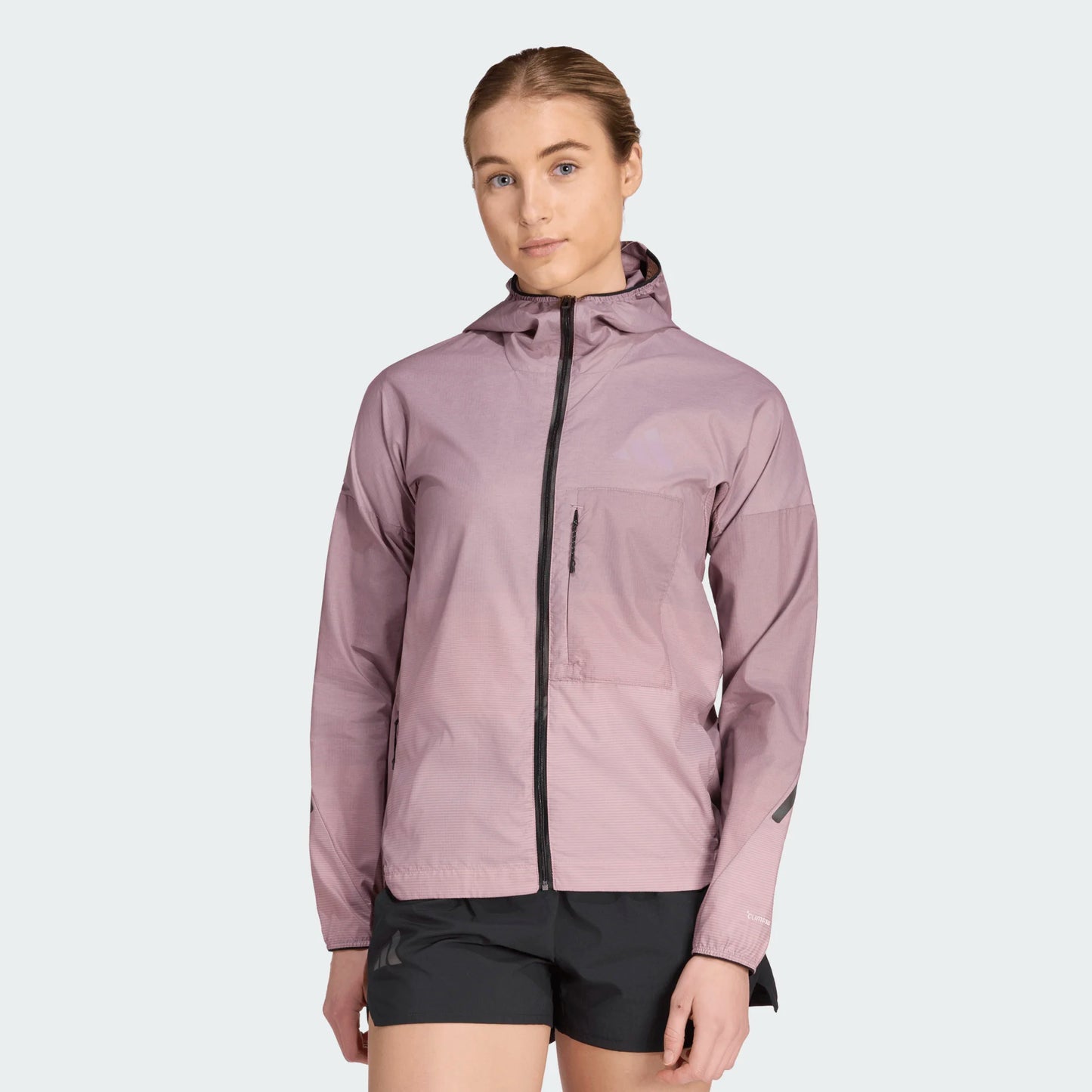 Adidas - Terrex Xperior Clima365 Light Windweave Jacket - magic mauve / black - Veste running femmes