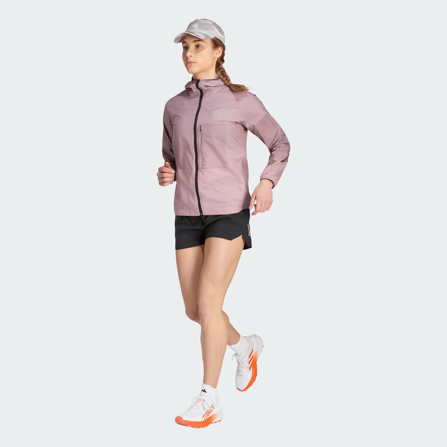 Adidas - Terrex Xperior Clima365 Light Windweave Jacket - magic mauve / black - Veste running femmes