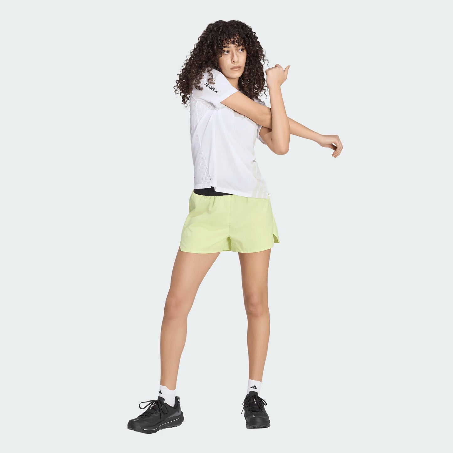 Adidas - Terrex Xperior Short 3” - Semi Frozen Lemon - Short running femmes