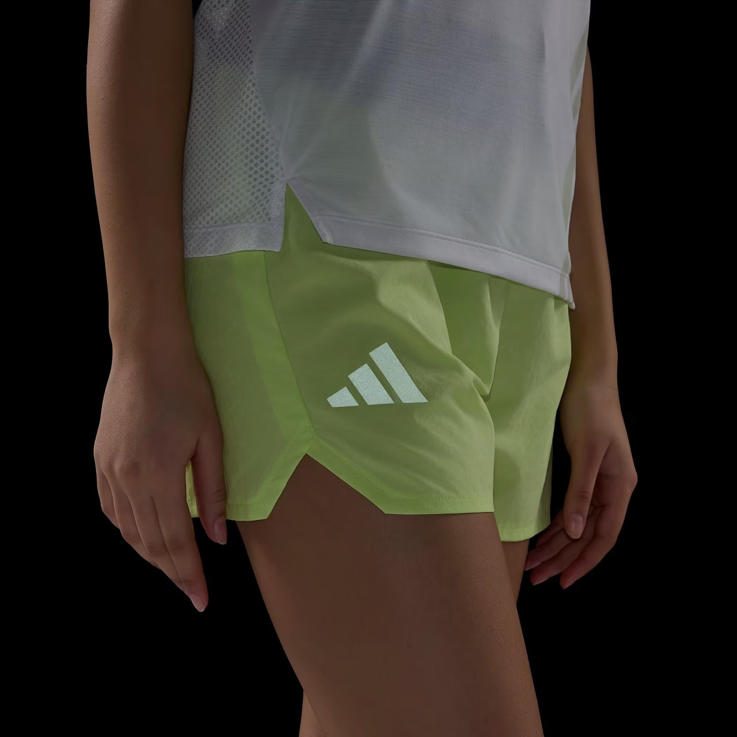 Adidas - Terrex Xperior Short 3” - Semi Frozen Lemon - Short running femmes