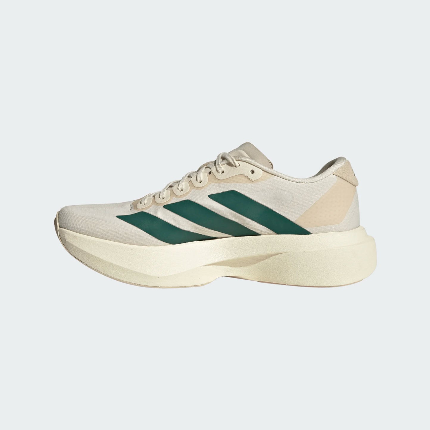 Adidas - Adizero Evo SL Woven - wonder white/collegiate green/clear pink - Chaussures running femmes