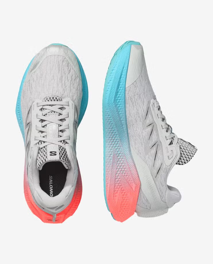 Salomon - Aero Glide 4 Gradient - Gray Violet / Ojos Del Salar / Black - Chaussures running femmes
