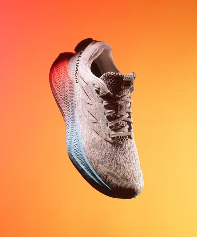 Salomon - Aero Glide 4 Gradient - Gray Violet / Ojos Del Salar / Black - Chaussures running femmes
