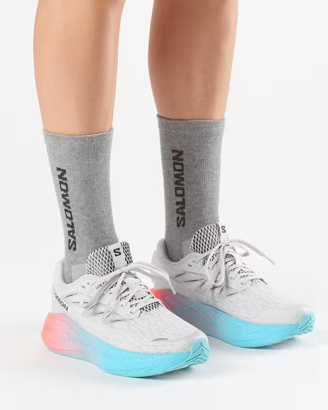 Salomon - Aero Glide 4 Gradient - Gray Violet / Ojos Del Salar / Black - Chaussures running femmes