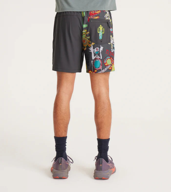 Roark Run Amok - Serrano Shorts 7” - charcoal - short running hommes