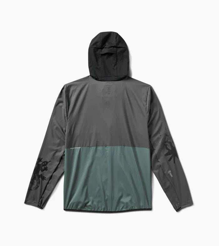 Roark Run Amok - Secondwind 3.0 Anorak Jacket Packable - charcoal - veste running hommes