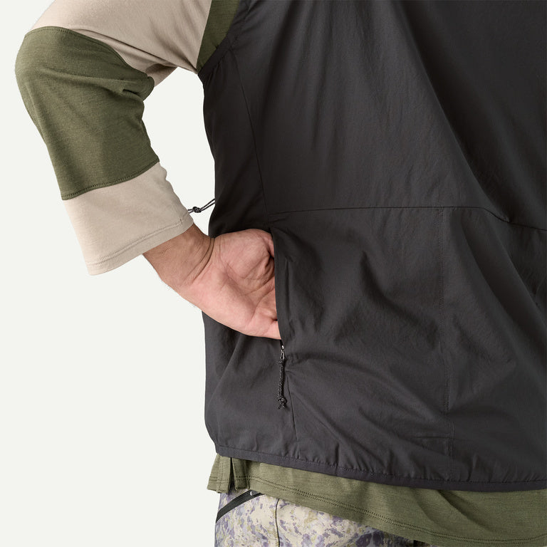 Patagonia -  Men's Trail Craft Vest - black - veste running hommes