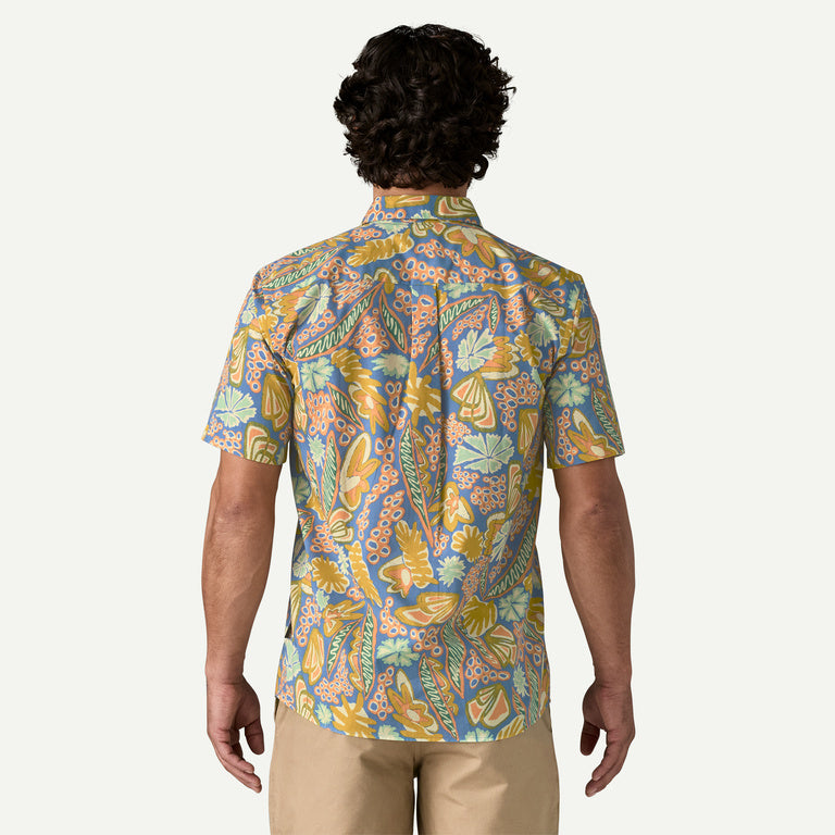 Patagonia - Men's Go-To Shirt - Flourish / Abundant Blue - Chemise hommes