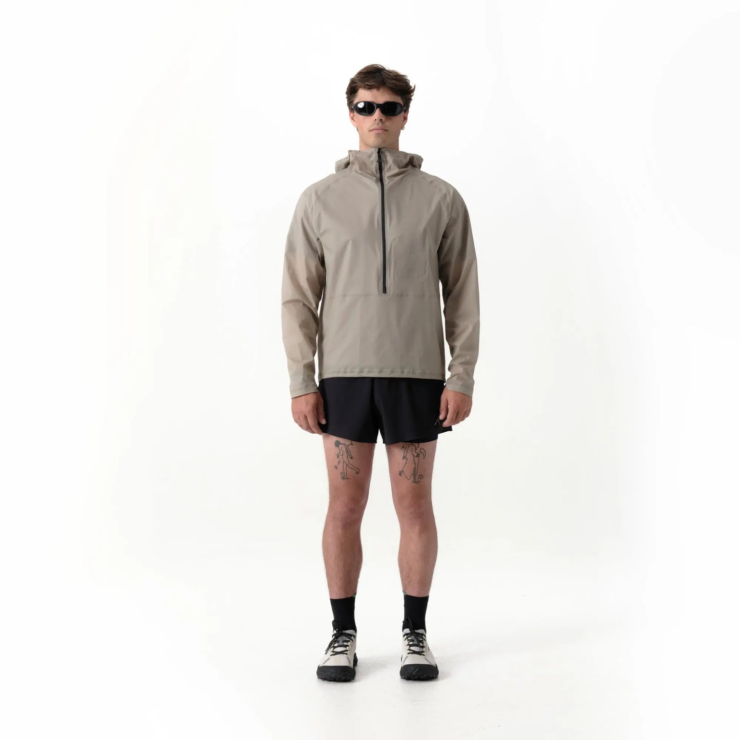 Raide Research - Men's TrailTech UL Shell Anorak - sand - Veste running hommes