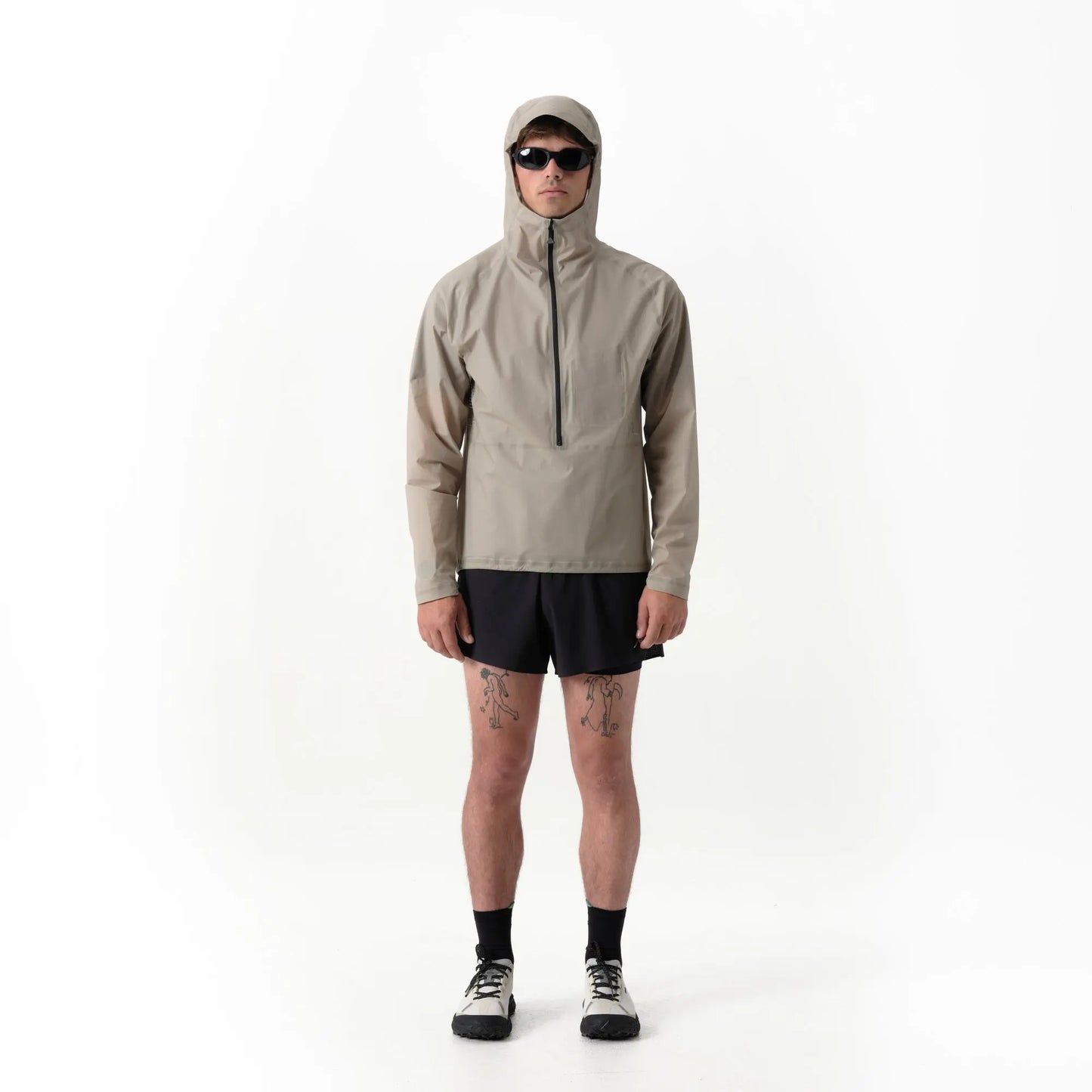 Raide Research - Men's TrailTech UL Shell Anorak - sand - Veste running hommes