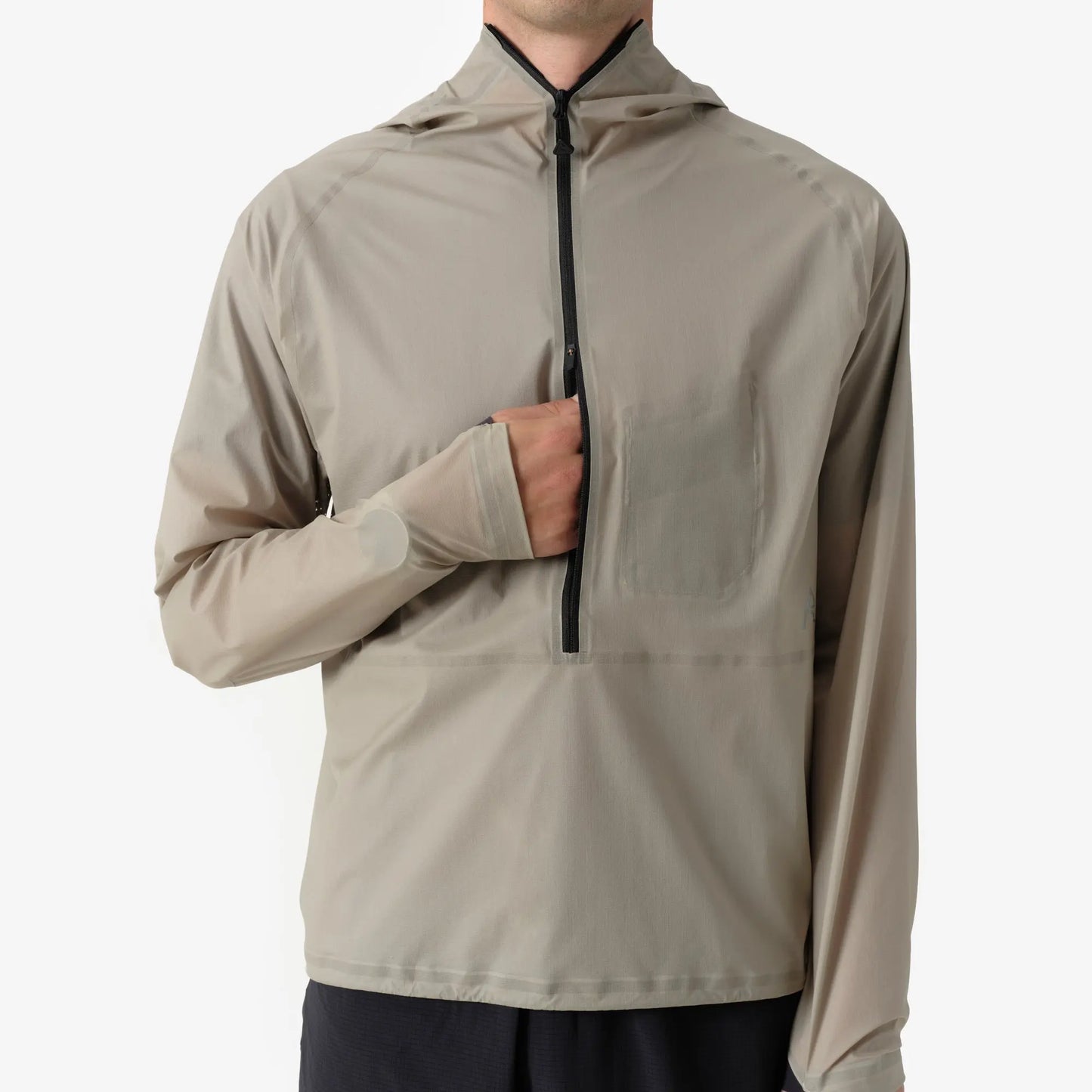 Raide Research - Men's TrailTech UL Shell Anorak - sand - Veste running hommes