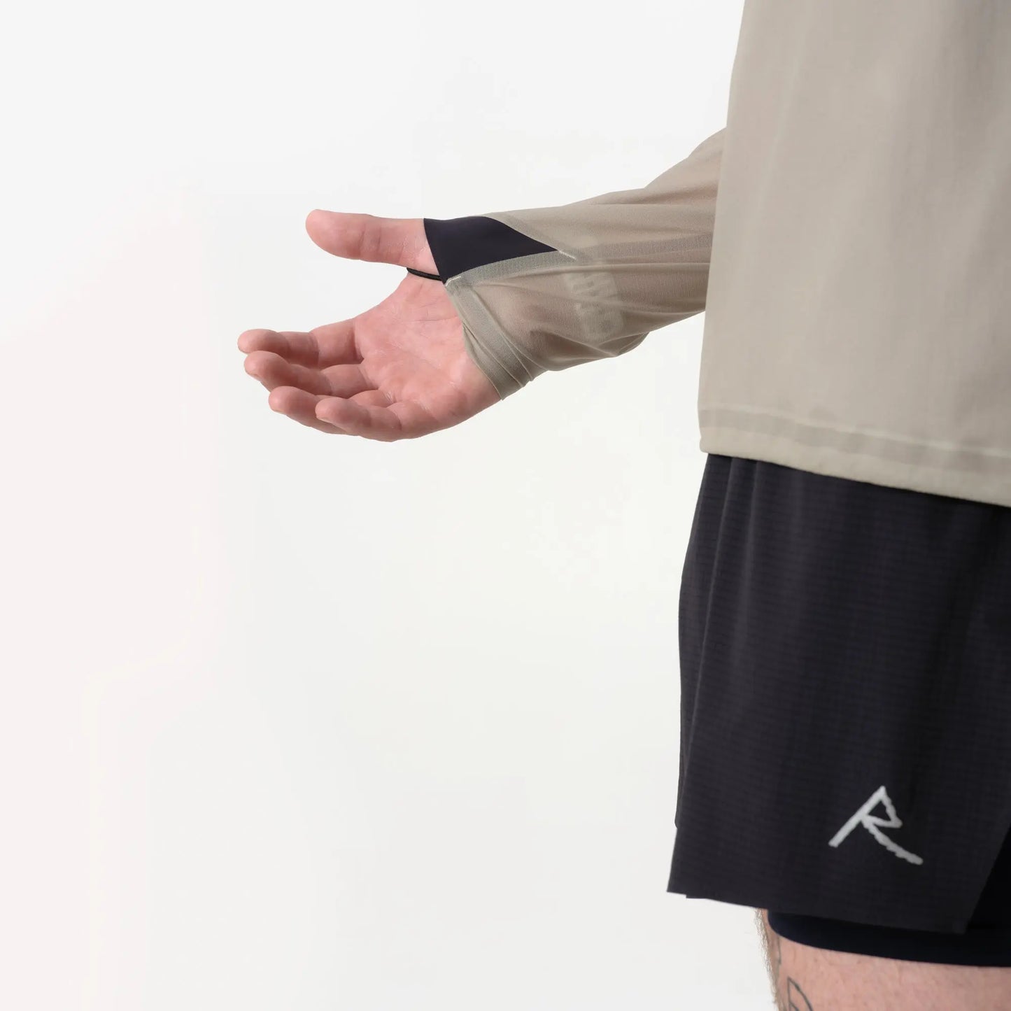 Raide Research - Men's TrailTech UL Shell Anorak - sand - Veste running hommes
