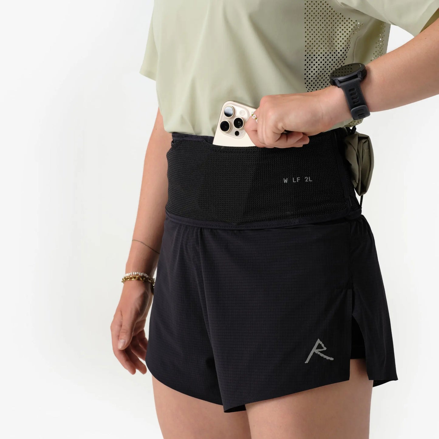Raide Research - Women’s LF 2L - black - Ceinture running femmes