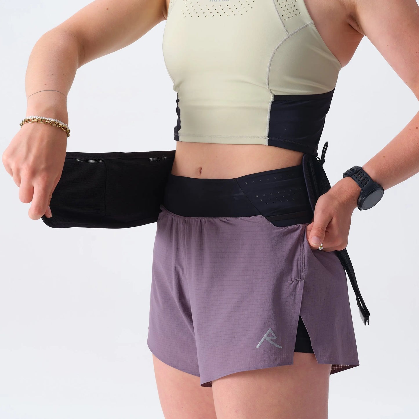 Raide Research - Women’s LF 2L - black - Ceinture running femmes