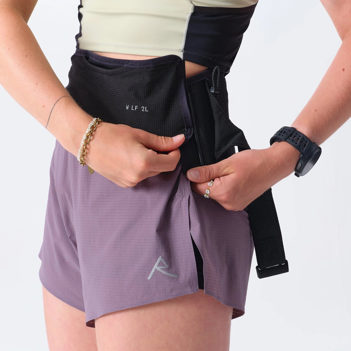 Raide Research - Women’s LF 2L - black - Ceinture running femmes