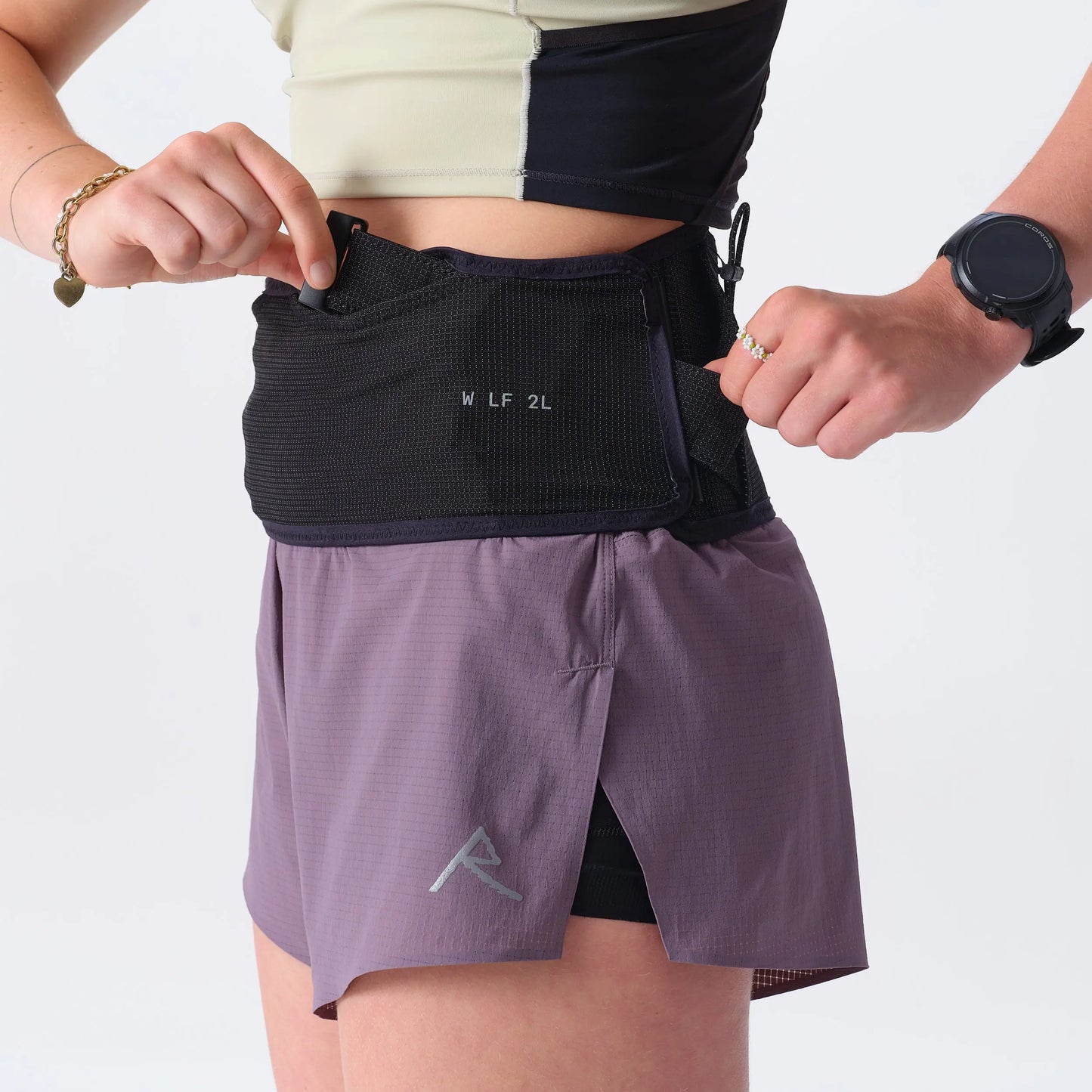 Raide Research - Women’s LF 2L - black - Ceinture running femmes