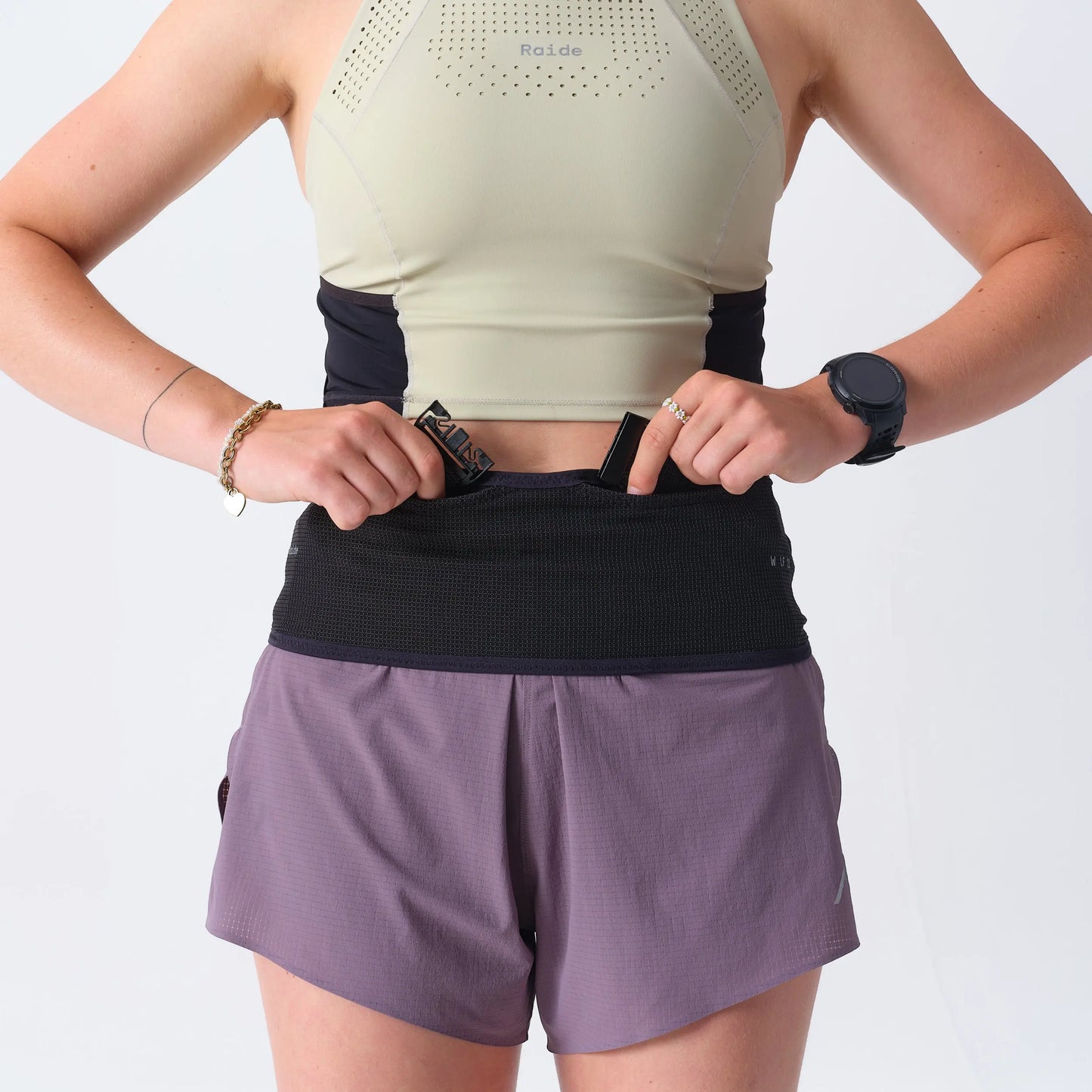 Raide Research - Women’s LF 2L - black - Ceinture running femmes