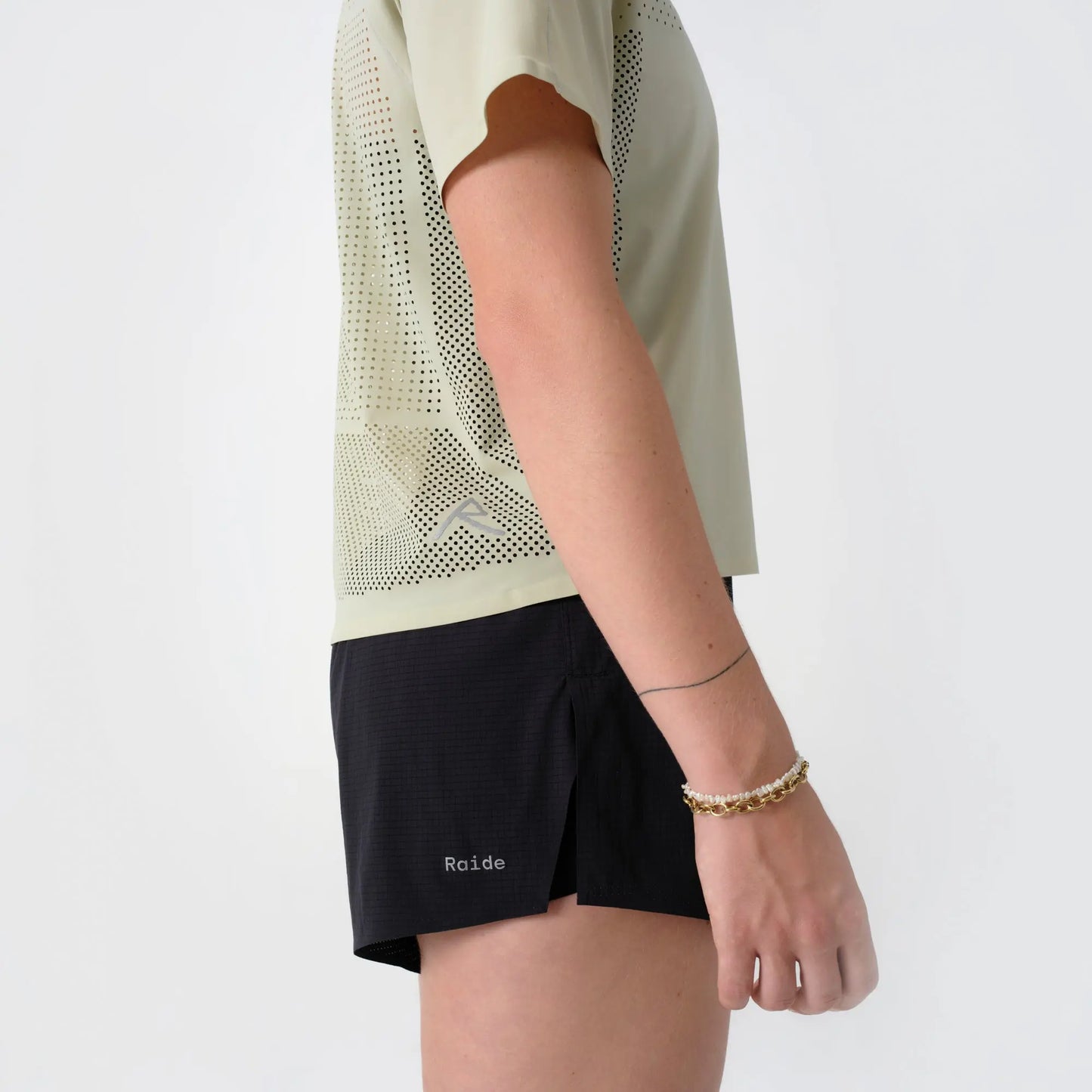 Raide Research - Women's Thermal Dispersion Tee - lichen - teeshirt running femmes