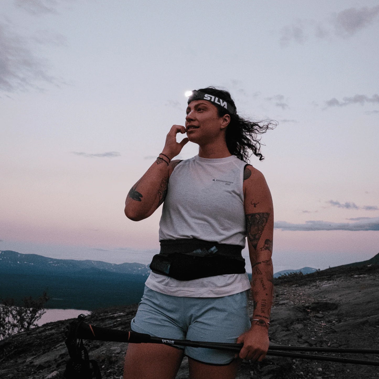 Silva - Strive Loop Belt - black - Ceinture running unisexe