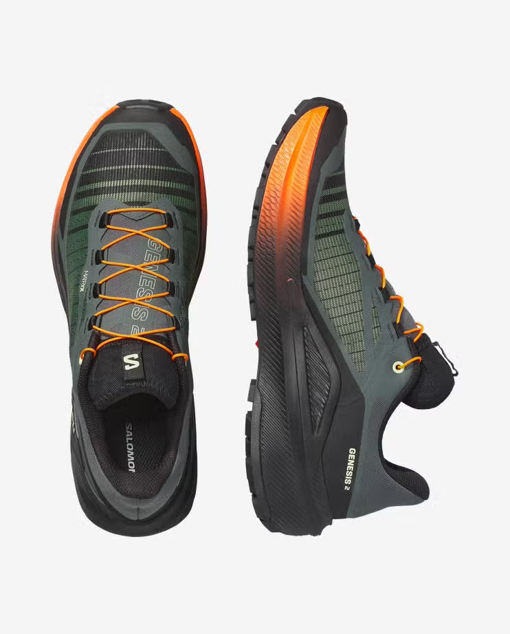 Salomon - Genesis 2 - Urban Chic / Black / Lime Cream - Chaussures Trail running hommes