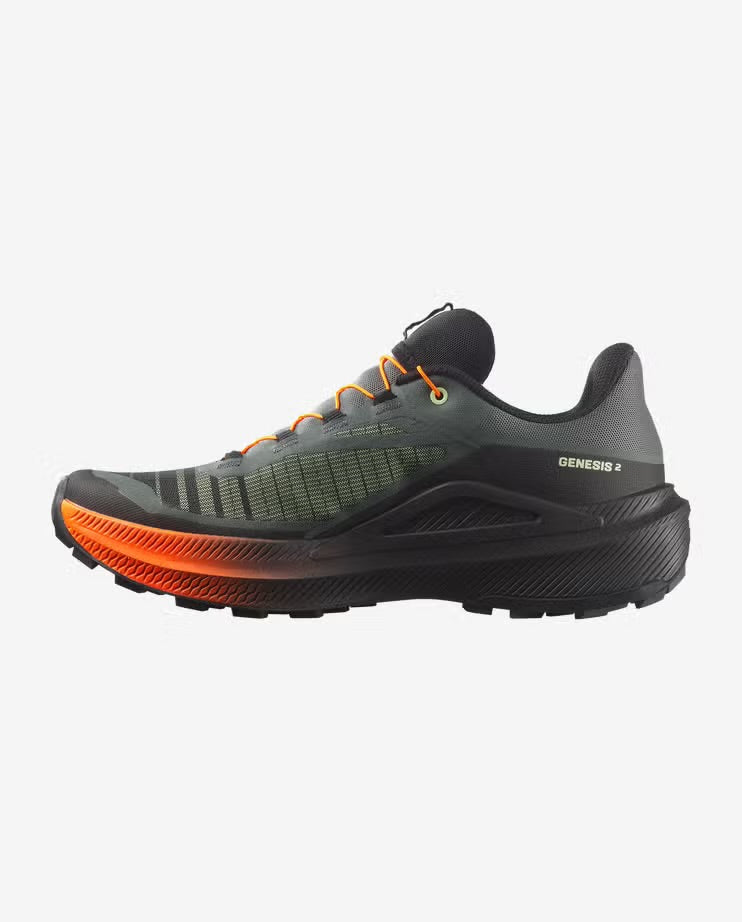 Salomon - Genesis 2 - Urban Chic / Black / Lime Cream - Chaussures Trail running hommes
