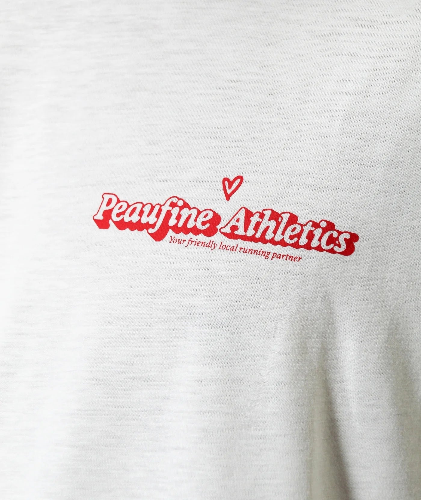 Peaufine Athletics - Wood T-shirt™ Call Me - off white - Teeshirt Running Hommes