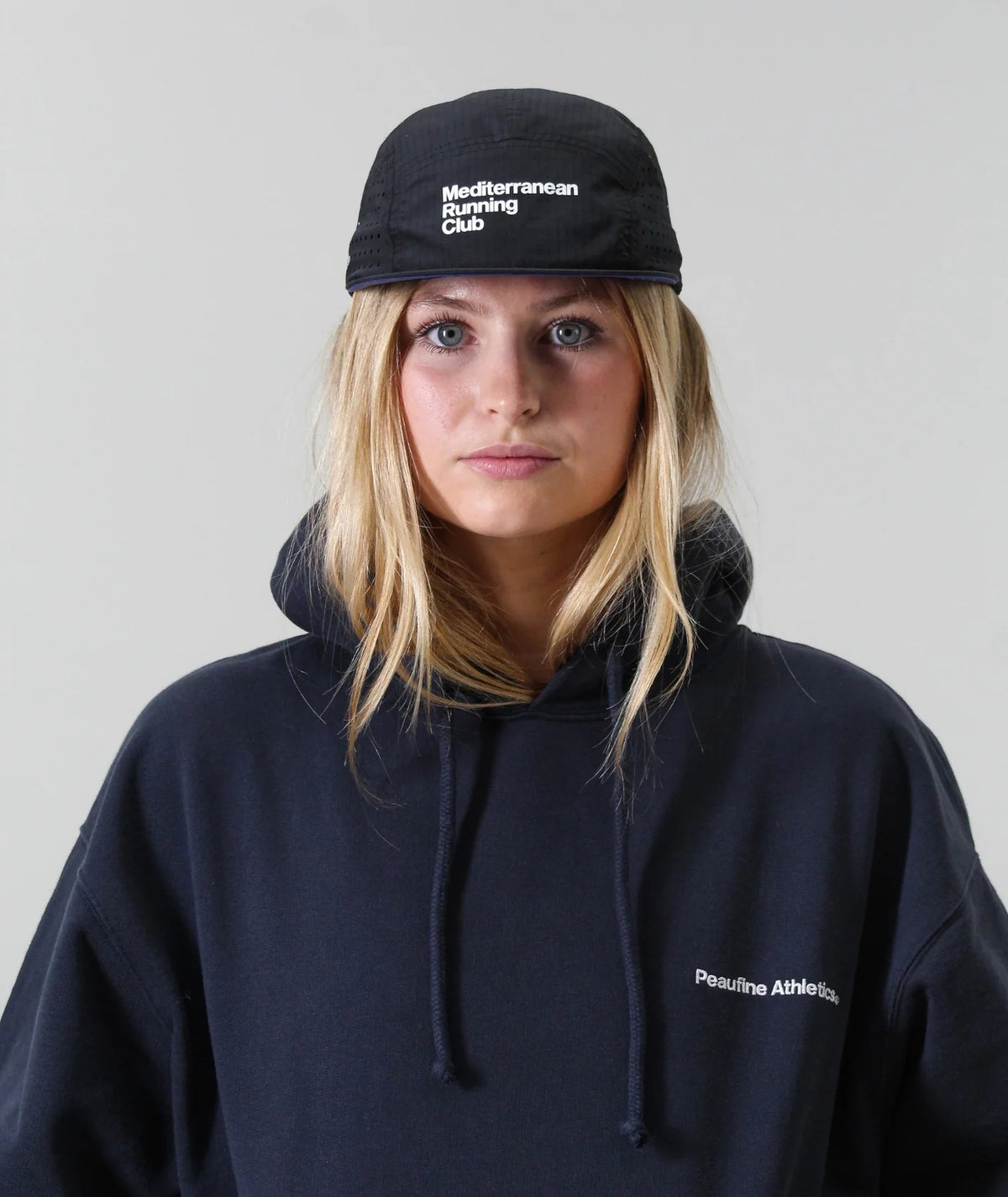 Peaufine Athletics - Recycled Ripstop Cap - dark navy - casquette running unisexe