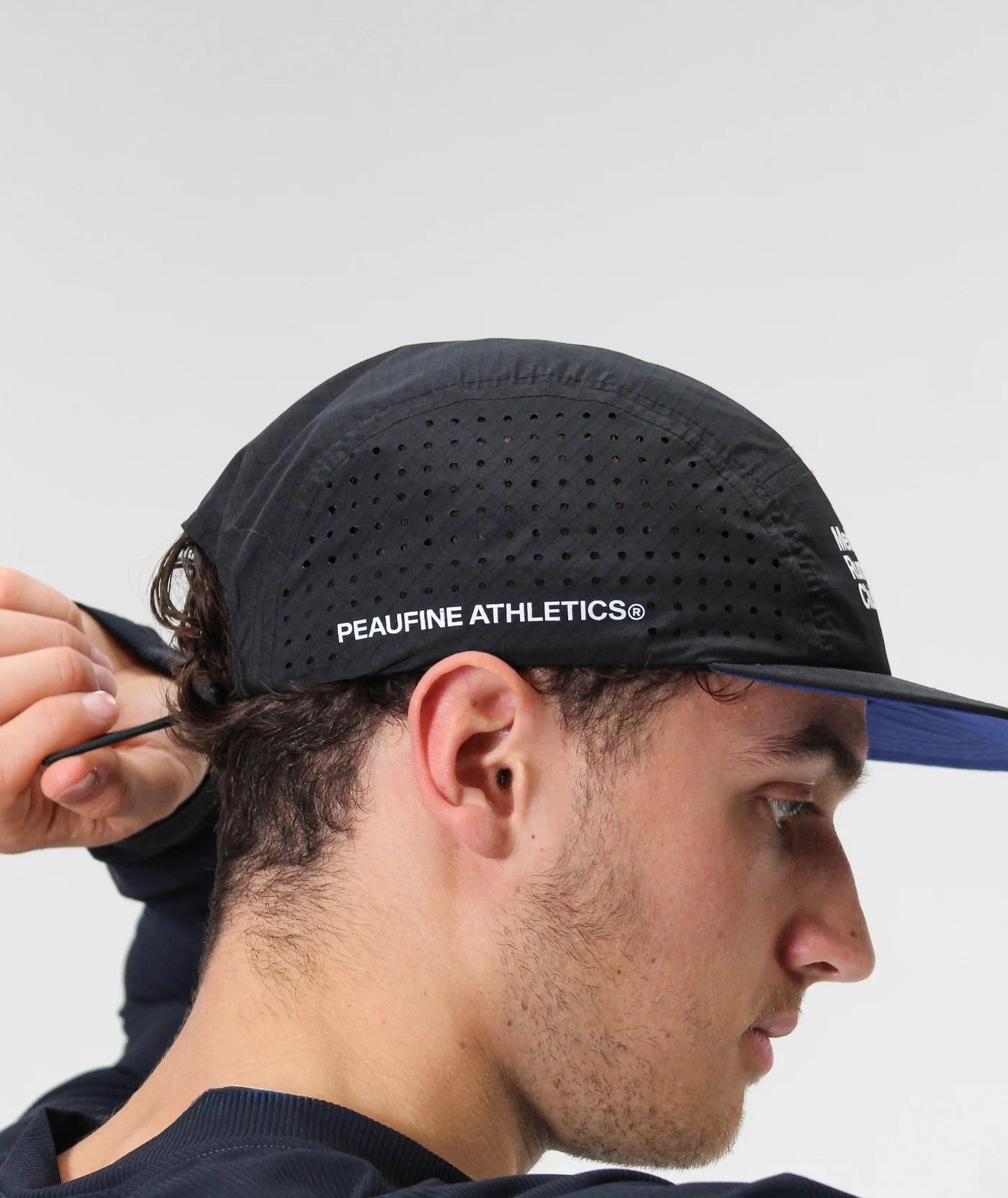 Peaufine Athletics - Recycled Ripstop Cap - dark navy - casquette running unisexe