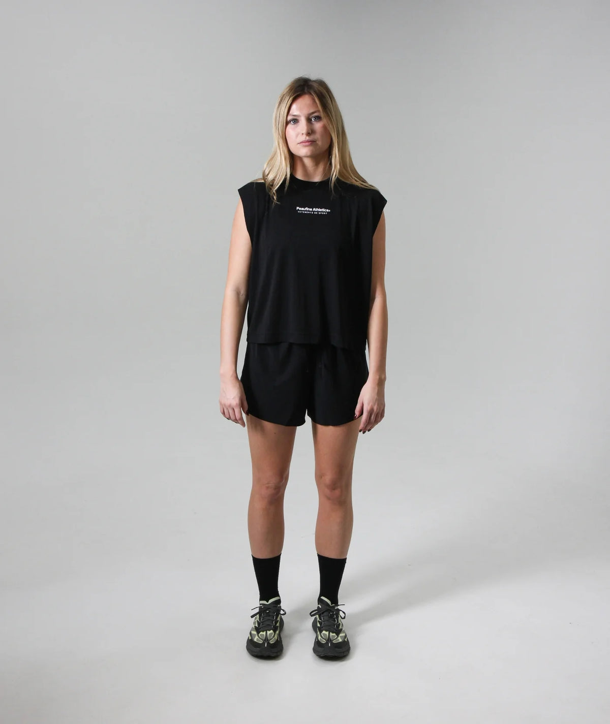 Peaufine Athletics - Muscle Wood™ Women - black - Teeshirt Running femmes