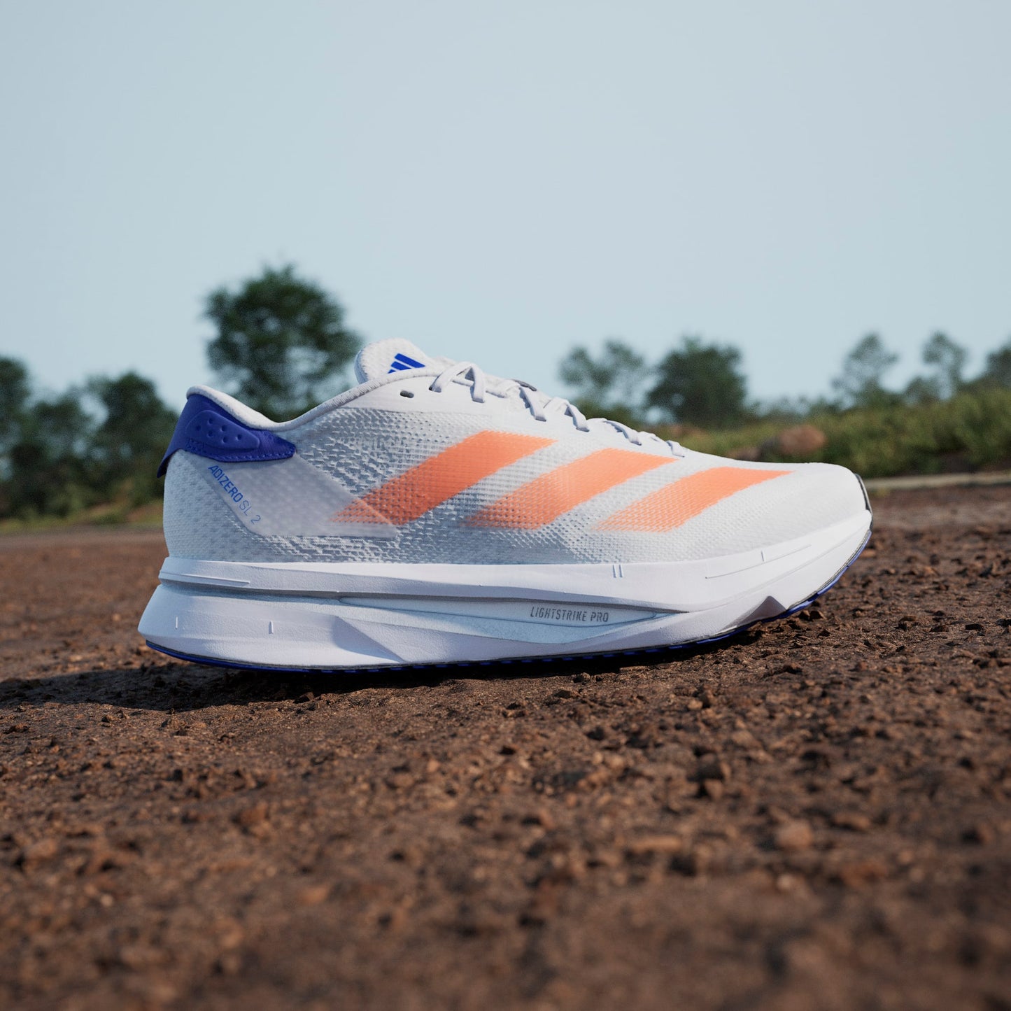 Adidas - Adizero SL2 - Dash Grey / Impact Orange / Lucid Blue - Chaussures de running hommes