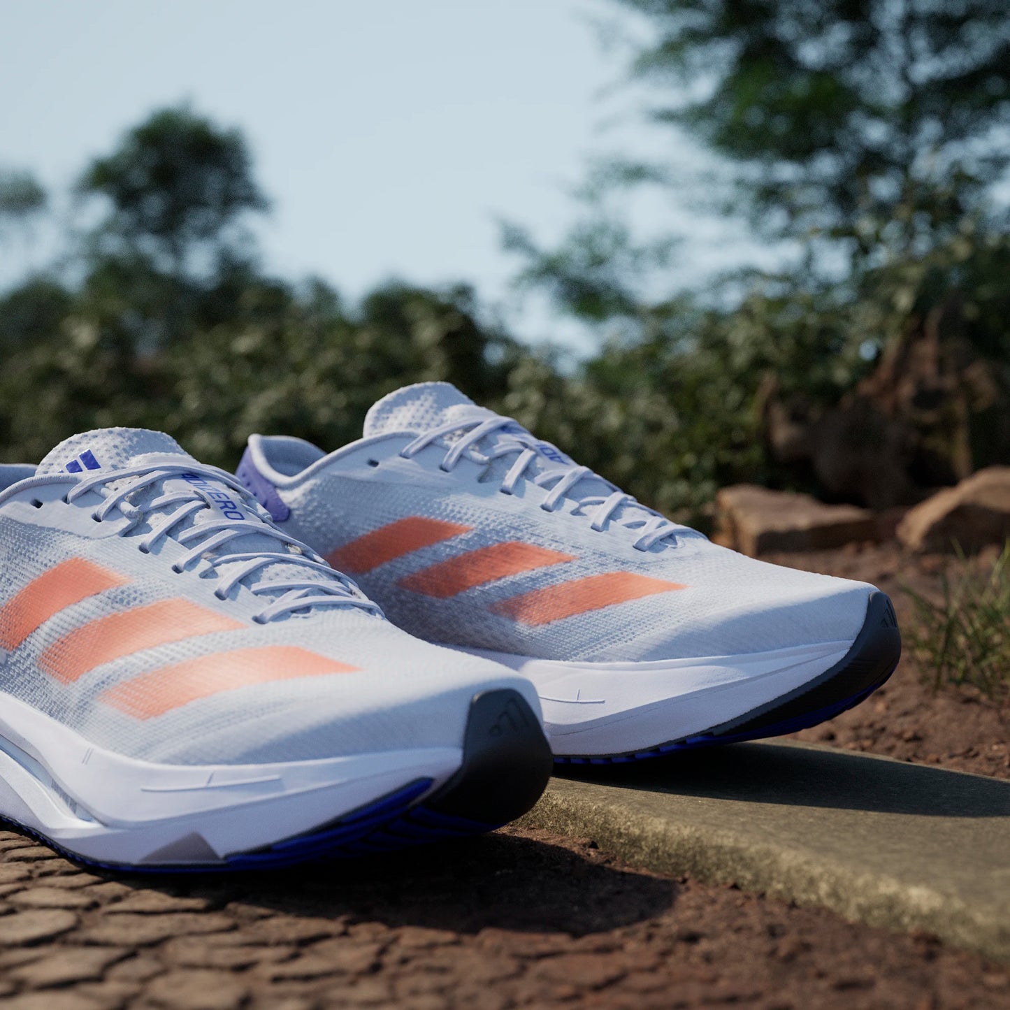 Adidas - Adizero SL2 - Dash Grey / Impact Orange / Lucid Blue - Chaussures de running hommes