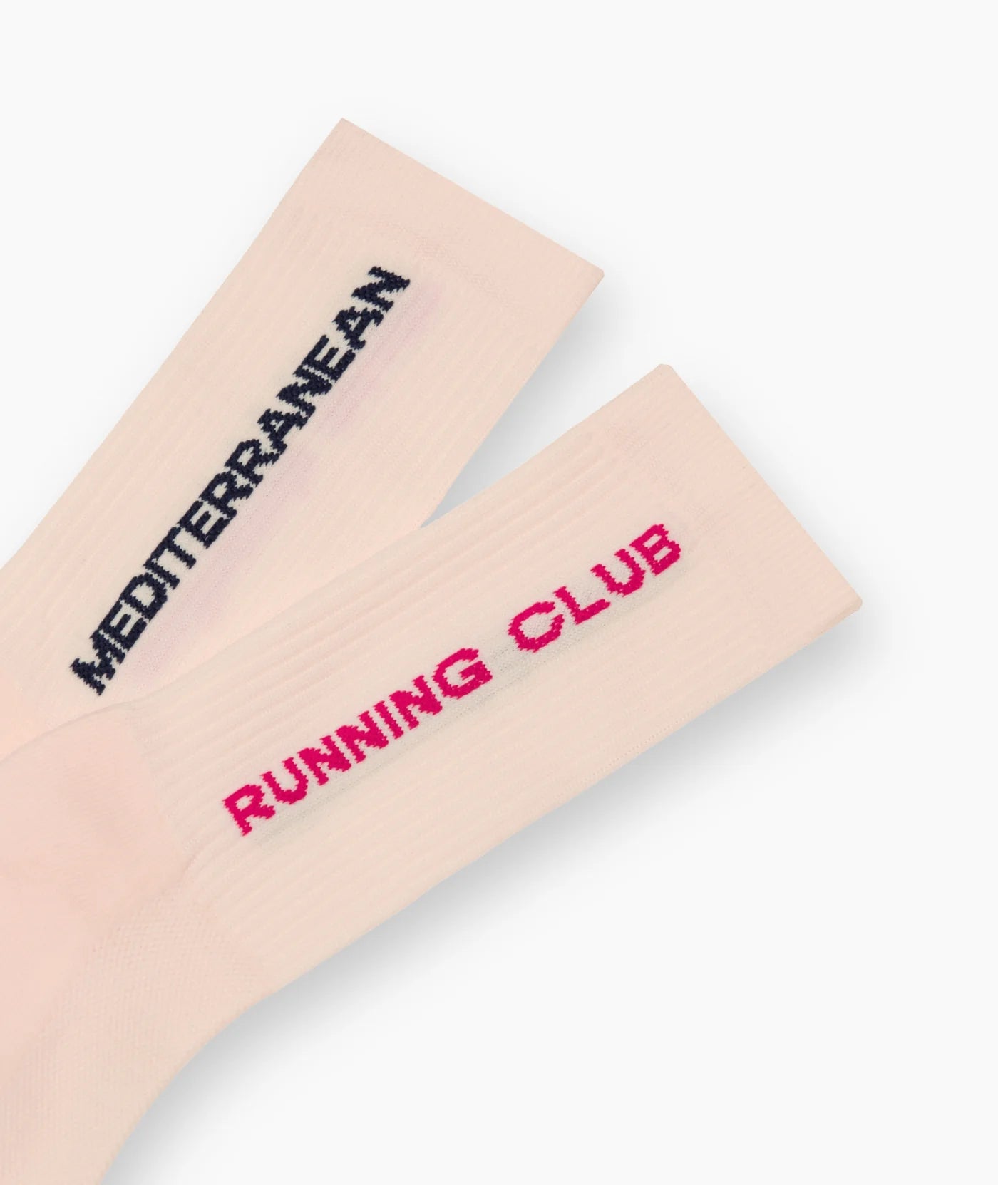 Peaufine Athletics - Vaporfeel® Socks - Mediterranean running club - cream - Chaussettes Running unisexe