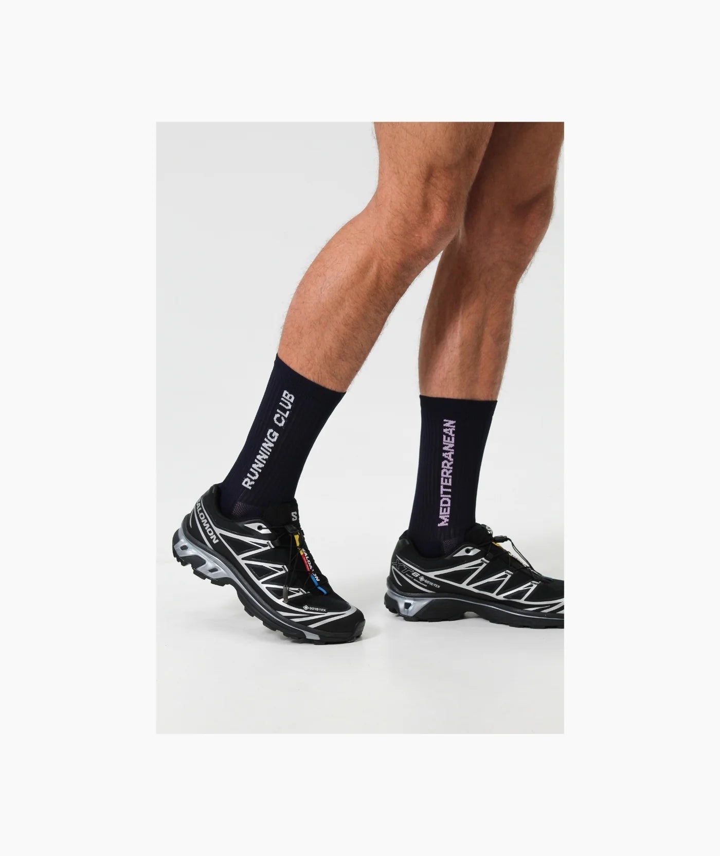 Peaufine Athletics - Vaporfeel® Socks - Mediterranean running club - navy - Chaussettes Running unisexe