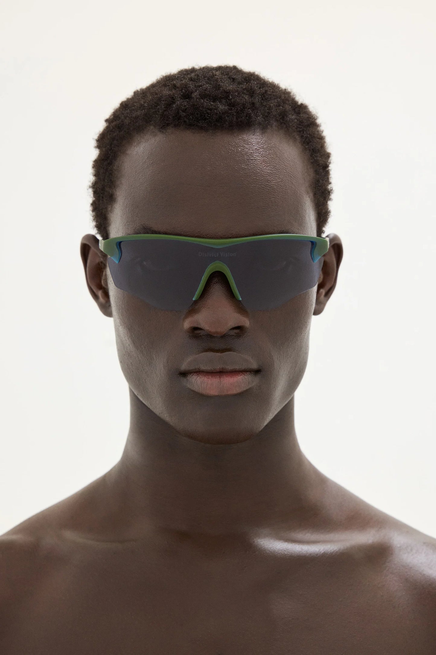 District Vision - Junya Racer - Iridescent / D+ Blue Ice - lunettes Running unisexe