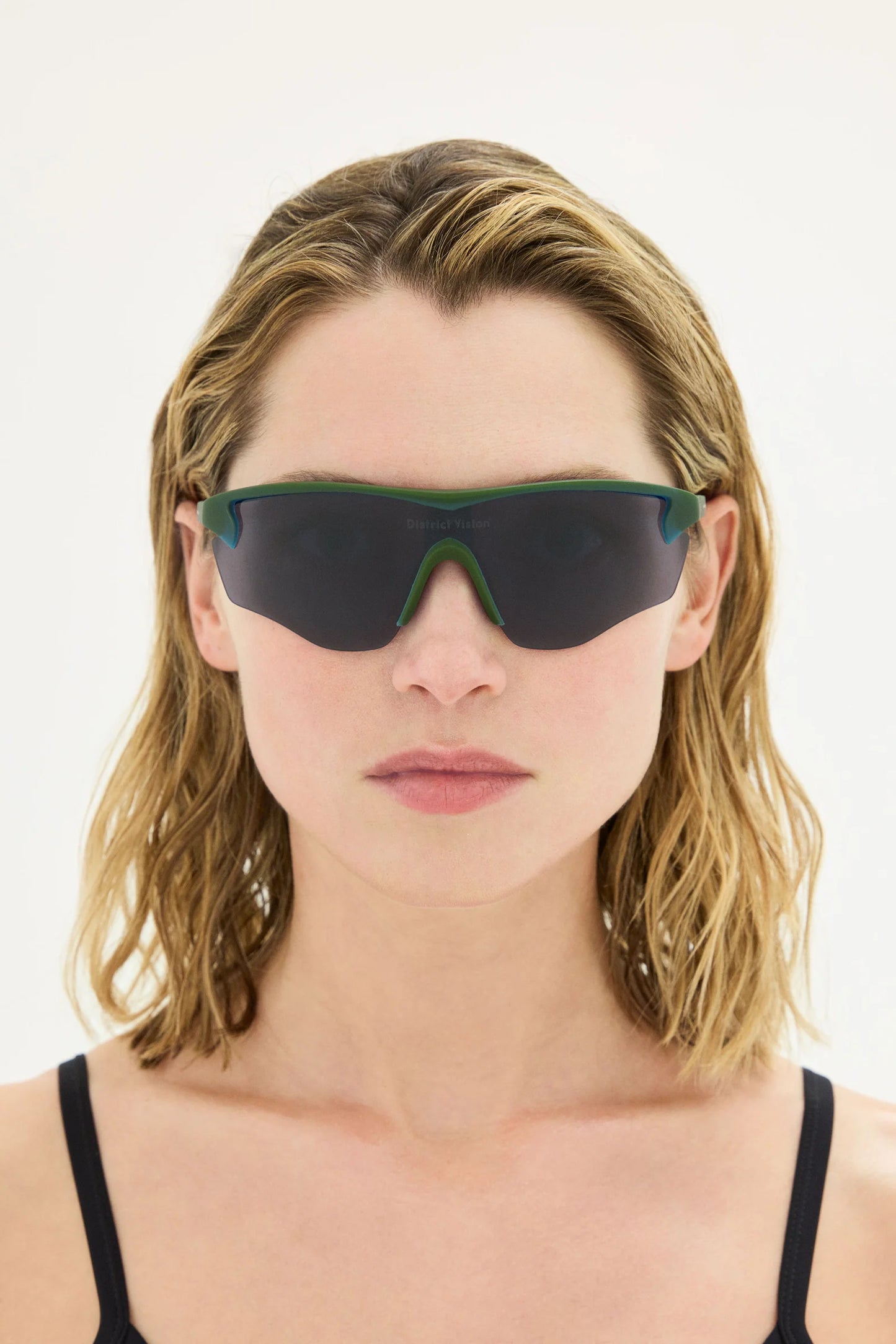 District Vision - Junya Racer - Iridescent / D+ Blue Ice - lunettes Running unisexe